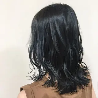 セミロング カラー ヘアアレンジ 【Sweep】おじま のぞみのヘアスタイル