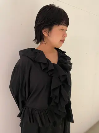 ショート miyou/透明感カ ラー/髪質改善カラーのヘアスタイル