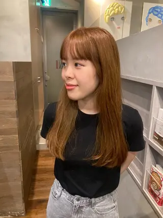 ロング カラー hanaka aのヘアスタイル