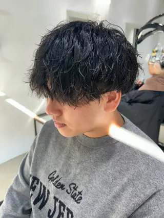 パーマ メンズ 船橋駅南口徒歩5分 キチ/RITSUのヘアスタイル
