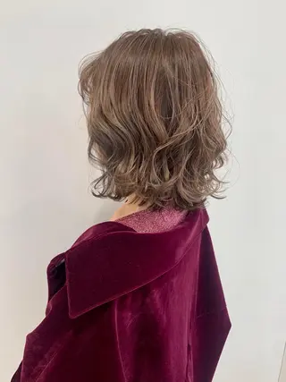 ミディアム カラー 🕊顔まわりカット ／インナーカラー🕊のヘアスタイル