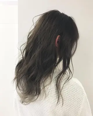 ロング カラー ブリーチカラー🌈 石垣翔太のヘアスタイル