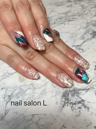 ネイル 吉川市 ネイルサロンLのネイルデザイン