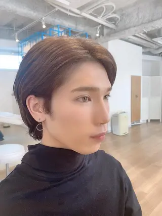 ショート メンズ Ate by little所属・青木 梢のヘアスタイル