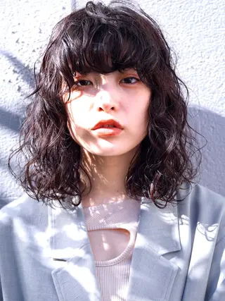 セミロング パーマ メンズ支持率No.1 KAIのヘアスタイル