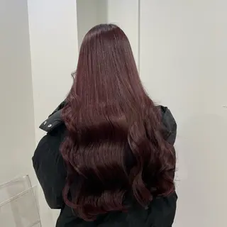 ロング カラー 大人っぽ♡上品な暖色 ♡ブリーチなし♡のヘアスタイル