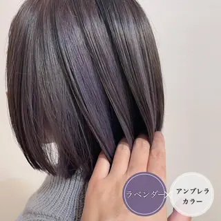 ショート カラー アンブレラカラー💫 フェイスフレーミングのヘアスタイル