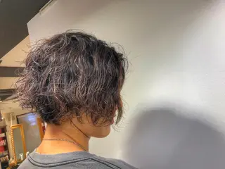 ショート パーマ メンズ 美髪矯正 Rioのヘアスタイル