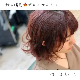 ショート カラー 前田 健太のヘアスタイル