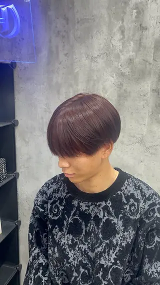 ミディアム カラー メンズ 🦄カイ/メンズ 韓国ヘア/パーマ🦄のヘアスタイル