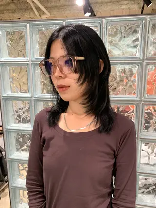 ミディアム nol所属・nol栄 AYURIのヘアスタイル