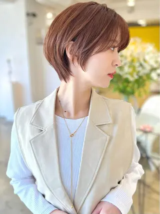 ショート ショート/ボブ/縮毛 三上達大のヘアスタイル