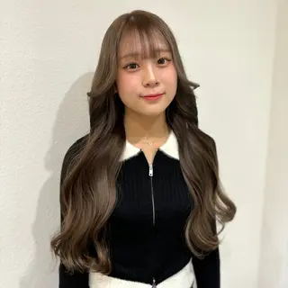 ロング カラー ハイトーン/ウルフ/ レイヤー/Asukaのヘアスタイル