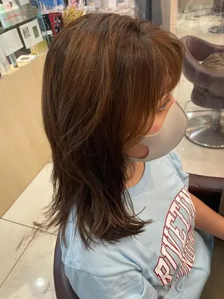 セミロング カラー ヘアアレンジ リリー /Men's/パーマのその他イメージ