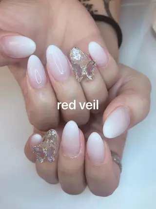 ミディアム ネイル 長さ出し専門 nynaのネイルデザイン