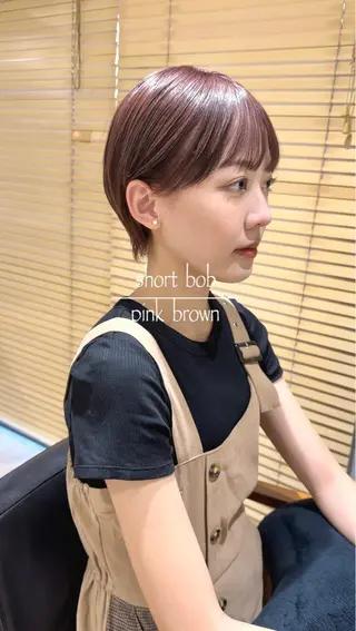 ショート カラー 🍃ショートヘア🍃 北林春樹のヘアスタイル