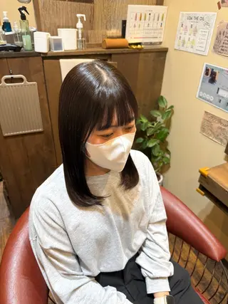 ミディアム canamo所属・大原/ 和泉府中/カットのヘアスタイル