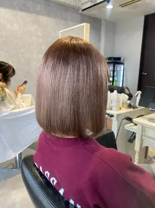 ミディアム カラー フィーネ 池袋所属・sayaka 池袋店/カットモデルのヘアスタイル