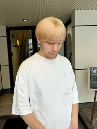 カラー メンズ 内沼 恵留菜のヘアスタイル