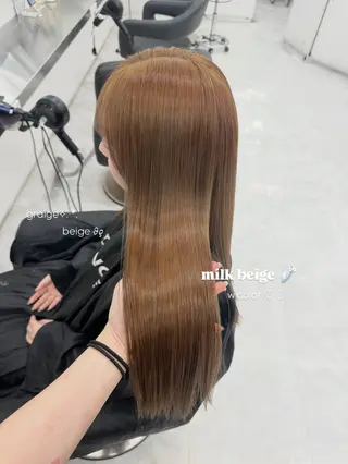 カラー 透ける透明感カラー 🎀anju/渋谷のヘアスタイル