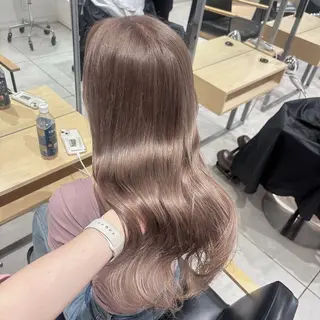 ロング ゆるふわ透明感カラー 🎀ほの/表参道のヘアスタイル
