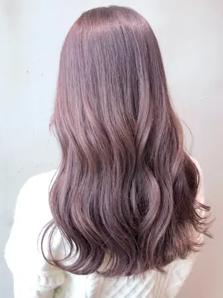 セミロング カラー パーマ ヘアアレンジ ITbyALBUM 中野店のヘアスタイル