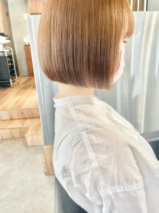 ショート カラー ショートボブ縮毛矯正 髪質改善のプロ山道潤のヘアスタイル