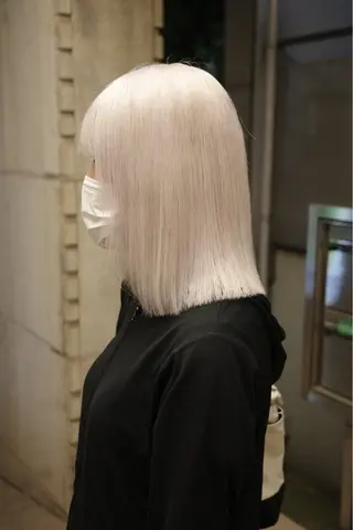 ミディアム カラー ハイトーンカラー ⭐️NAZUNAのヘアスタイル