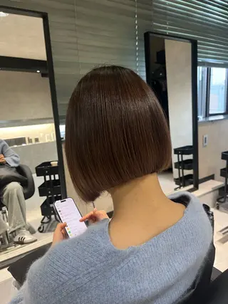 ミディアム カラー room肥後橋所属・room ヨネヤマのヘアスタイル