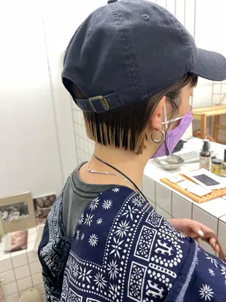 ショート カラー 関 京磨のヘアスタイル