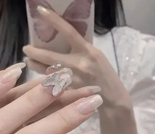 ネイル 🦋ネイルサロン ブラン🌈ゆりのネイルデザイン