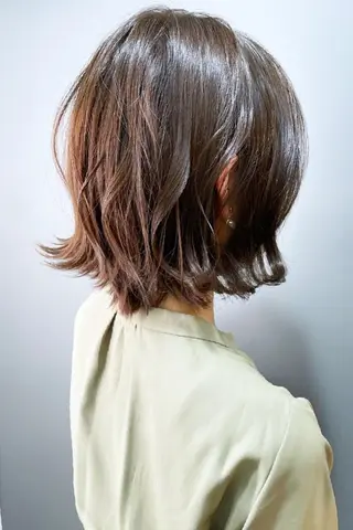 ミディアム Repos SENDAI所属・⭐️バッサリカット モデル募集⭐️佐野のヘアスタイル