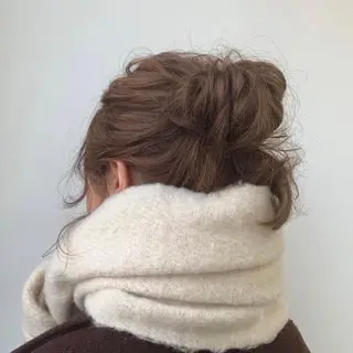 カラー ヘアアレンジ 🎀taro ブリーチなしカラーのヘアスタイル