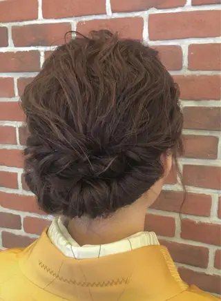 ミディアム ヘアアレンジ さかい なつみのヘアスタイル