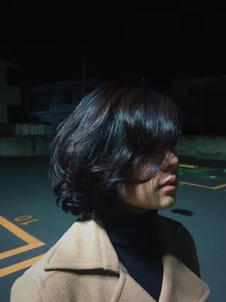 ショート パーマ ヘアアレンジ 遠藤悠大/メンズ縮毛 /メンズカットのヘアスタイル