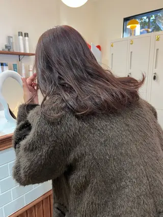 ミディアム 透明感カラー♡ 岡部瑠里のヘアスタイル