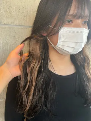 ロング カラー 透明感/艶髪カラー/ 韓国/rinaのヘアスタイル