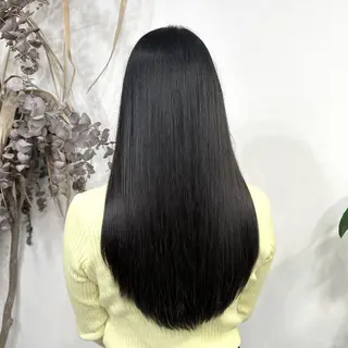 ロング ピンク・ラベンダー 艶カラー🍁かえでのヘアスタイル