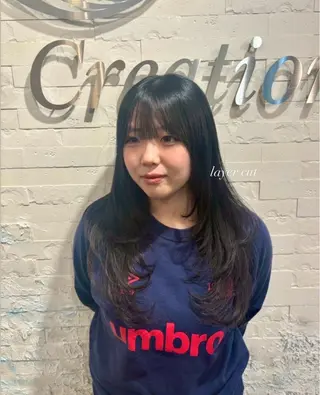 ロング 💜透明感カラー💜 cocoro🎶のヘアスタイル