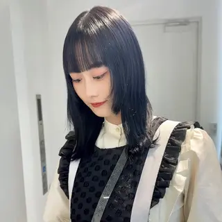 ミディアム カラー ブリーチなし/レイヤ ー特化🌈Tommyのヘアスタイル