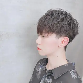 メンズ ［銀座］淡色 ラベンダー🫧大村のヘアスタイル