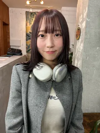 セミロング 🫧透明感カラー🫧 ハシモトタケルのヘアスタイル