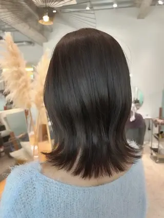 ミディアム 宮澤 美幸のヘアスタイル