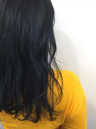 セミロング カラー トップスタイリスト 👑田添幹宜のヘアスタイル