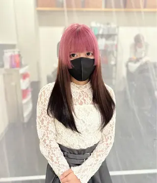 ロング カラー GaKu/ハイトーン /ブリーチ/レイヤーのヘアスタイル