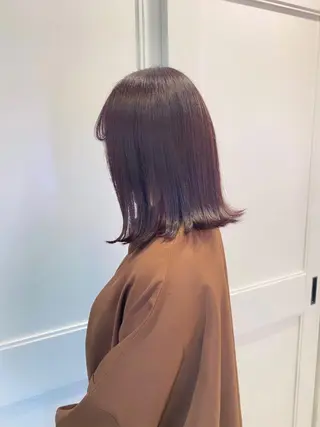 ミディアム カラー Ayuna /透明感カラーのヘアスタイル