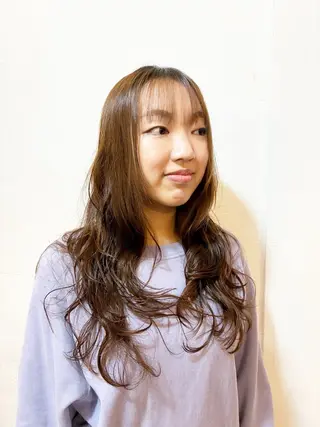 ロング パーマ 🪞パーマ🐾 ストカール🌷川原のヘアスタイル