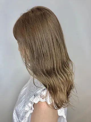 ミディアム 美髪改善×シールエク ステ/ヨシモトカンジのヘアスタイル