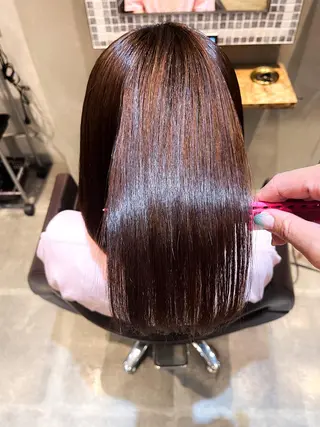 ミディアム 【Hwyl】ヒュイル八王子【髪質改善】所属・✨髪質改善✨艶髪✨ MARIのヘアスタイル