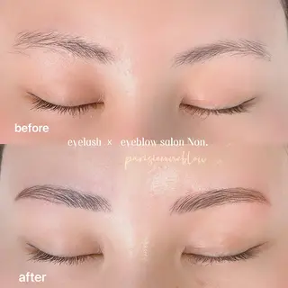 アイブロウ eyelash ×  eyebrow salon Non.所属・Non. NANASEのマツエク・マツパデザイン